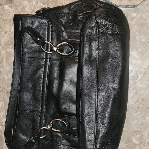 BLACK COACH VINTAGE HANDBAG - Picture 8 of 9